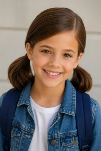 5. Side-Parted Low Pigtails