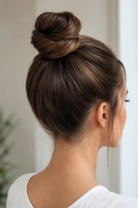 14. Wrapped Top Knot