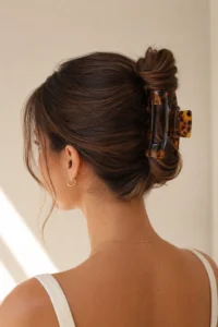 17. Claw Clip Updo