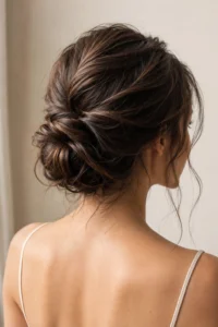 21. Twisted Bun With Fingers