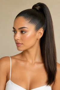 4. Sleek High Ponytail