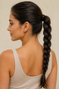 10. Braided Ponytail