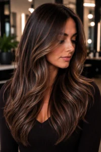 14. Multi-Dimensional Brunette for Fine Hair