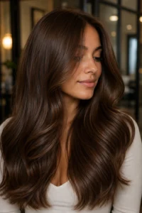 2. Velvety Milk Chocolate Brunette for Everyday Luxury