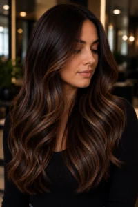 5. Melted Chocolate Brunette Balayage