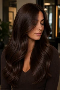 6. Satin Chocolate Brown With Glossy Finish