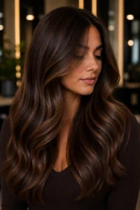 7. Creamy Mocha Brunette With Multi-Tonal Depth