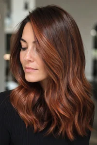 21. Soft Copper Hair Gloss Without Full Dye