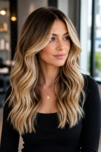 8. Mocha Ribbons on an Espresso Brunette Base
