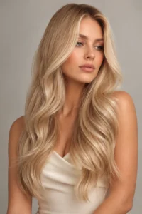 17. Champagne Blonde With Subtle Luxury
