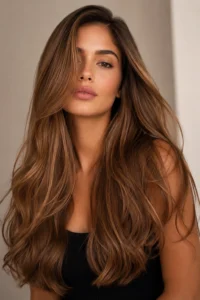 7. Caramel Brown With Golden Warmth