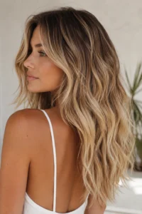 5. Sandy Blonde Balayage for a Beachy Blend