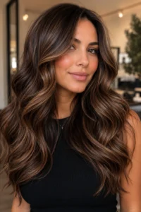 14. Mocha Caramel Highlights With Balanced Undertones