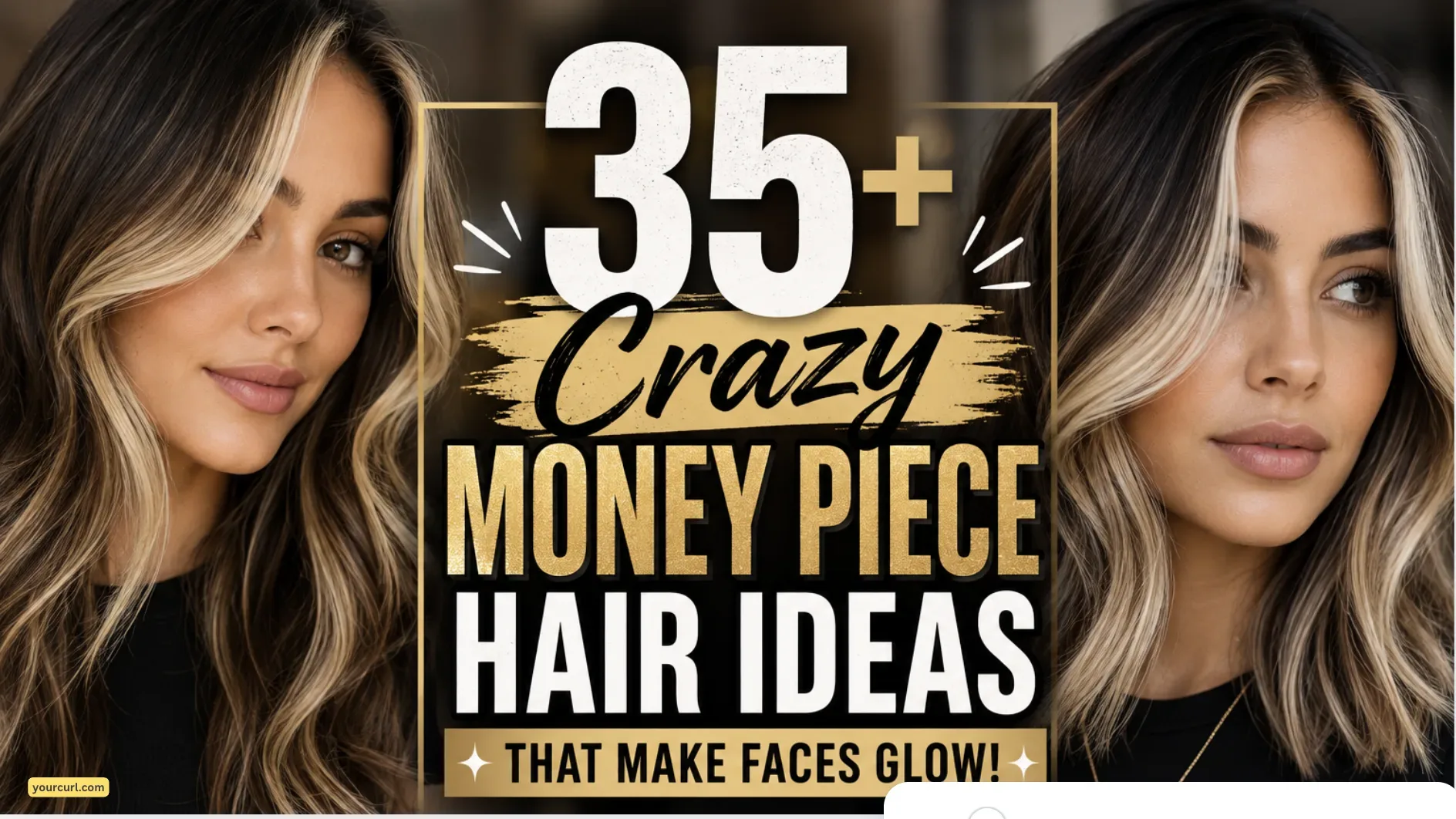 crazy money piece hair ideas