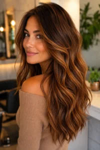 18. Maple Balayage on Medium Brown Hair
