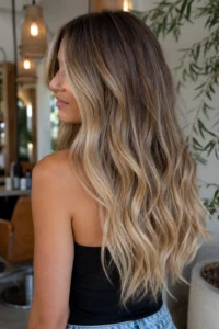 30. Lived-In Balayage With a Natural Root Shadow