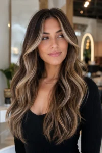 32. Partial Balayage Concentrated Around the Face