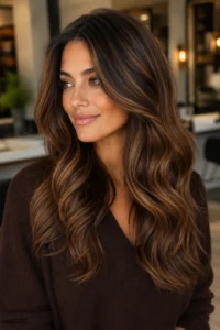 8. Toffee Caramel Highlights With Toasted Depth