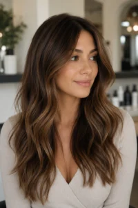 2. Light Caramel Highlights on Medium Brown Hair