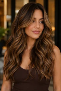 35. Praline Brunette With Beige-Caramel Dimension