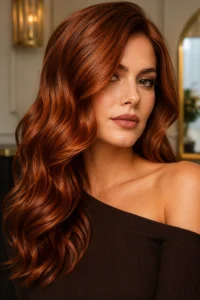 25. Auburn Brunette With Copper-Red Warmth