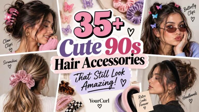 cute 90s hair accessories