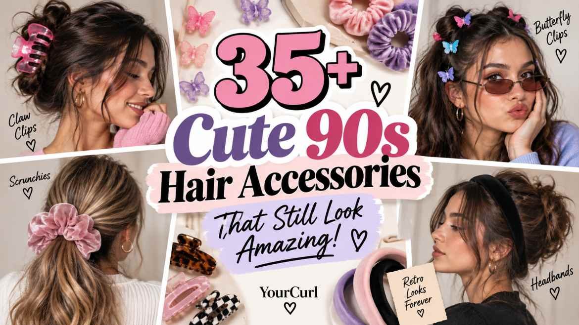 cute 90s hair accessories