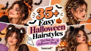 easy halloween hairstyles