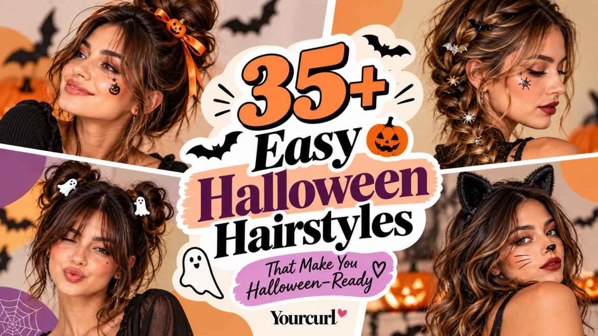 easy halloween hairstyles