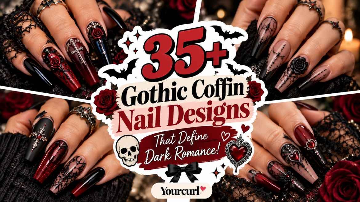 gothic coffin nail ideas