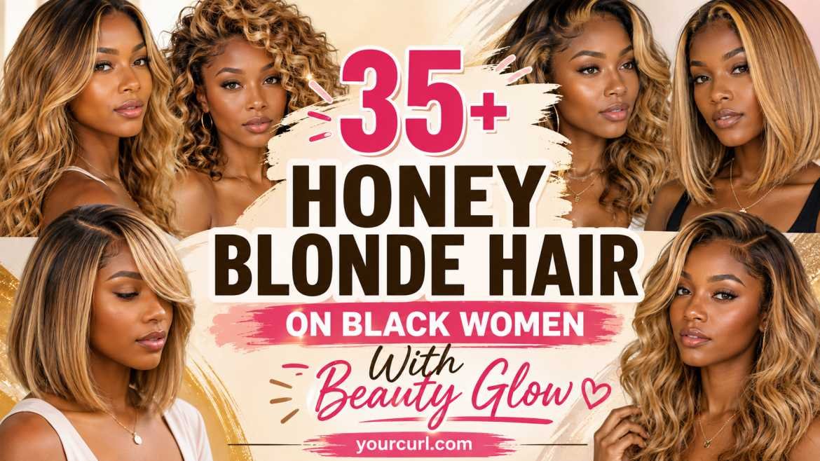 honey blonde hair on black women