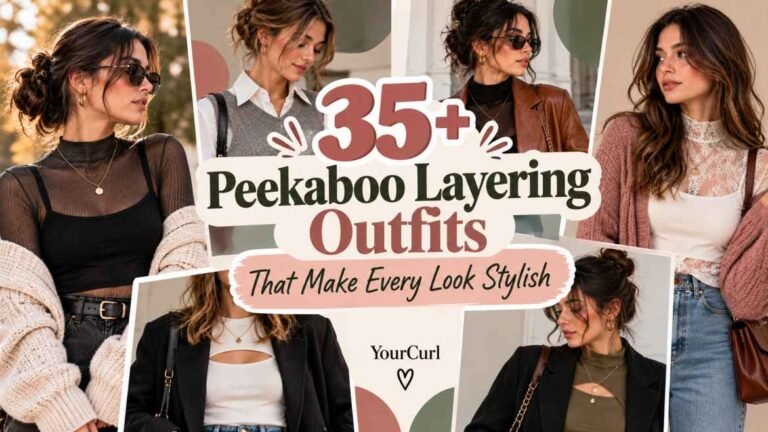 peekaboo layering outfits
