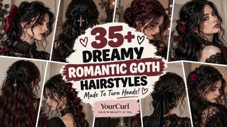 romantic goth hairstyles