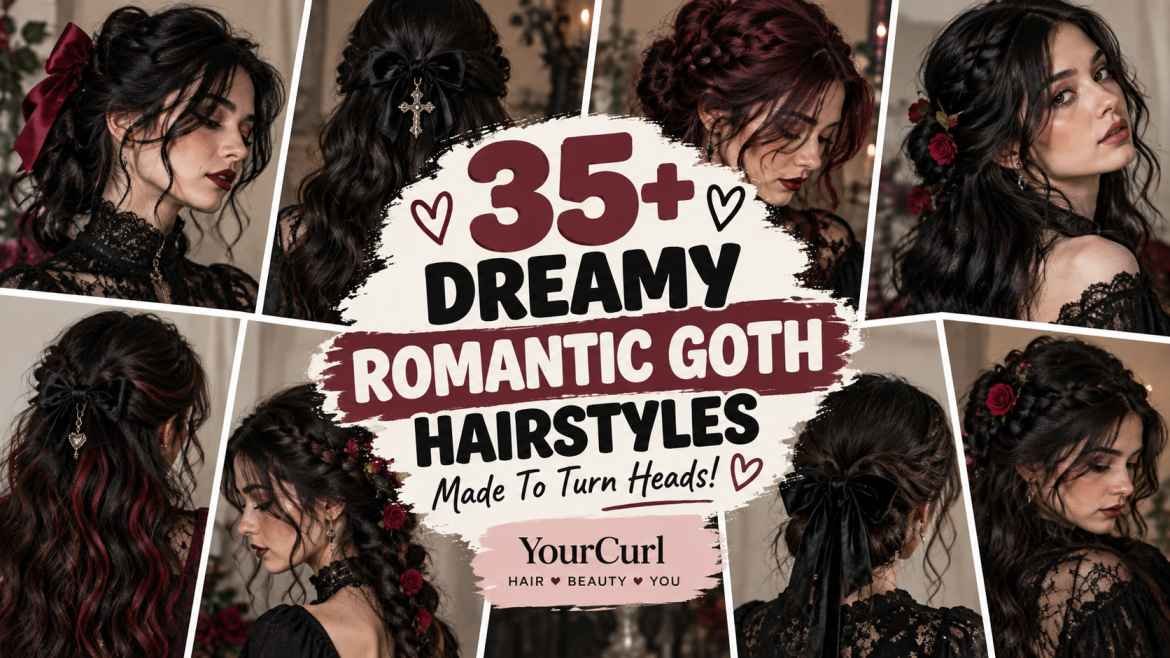 romantic goth hairstyles