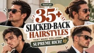 slicked back hairstyles