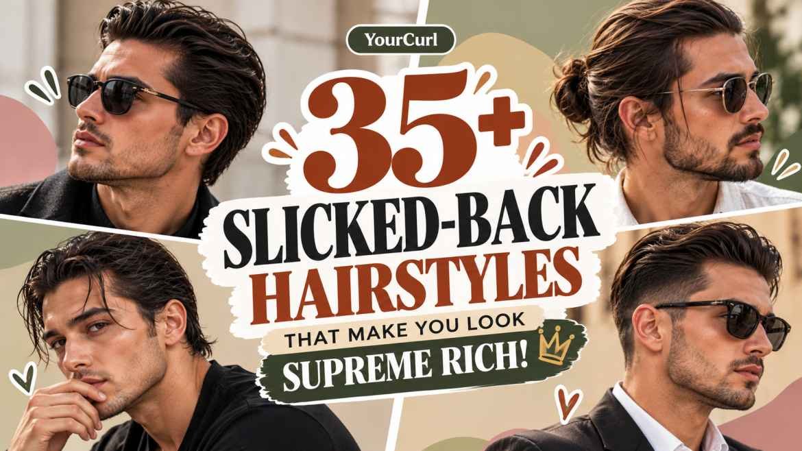 slicked back hairstyles