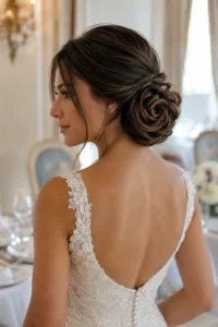 7. Romantic Rose Bun