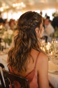 16. Braided Half Updo