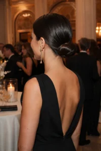 13. Sleek Low Bun