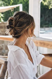 30. Effortless Beach Wave Updo