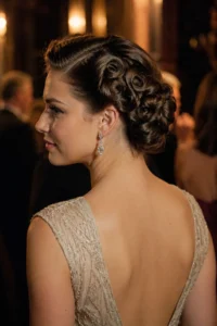 29. Retro Pin Curl Updo