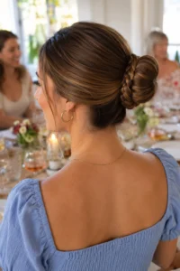 28. Braided Bun Combo