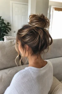 25. Sleek High Bun
