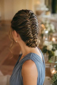 22. Fishtail Braid Updo