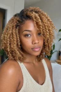 12. Honey Blonde Twist Out