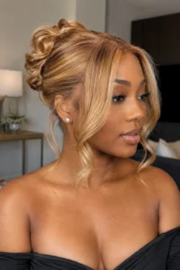 28. Honey Blonde Updos