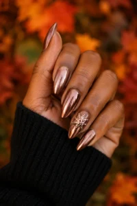 28. Etsy Custom Chrome Nail Set