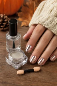 25. Budget Chrome Nail Polish Kit