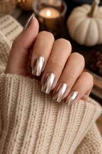 24. Reusable Chrome Nail Set