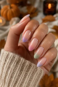 4. Pastel Aura French Tips